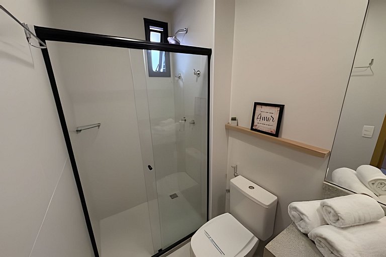 Belissímo Studio com Piscina a 150m da Praia