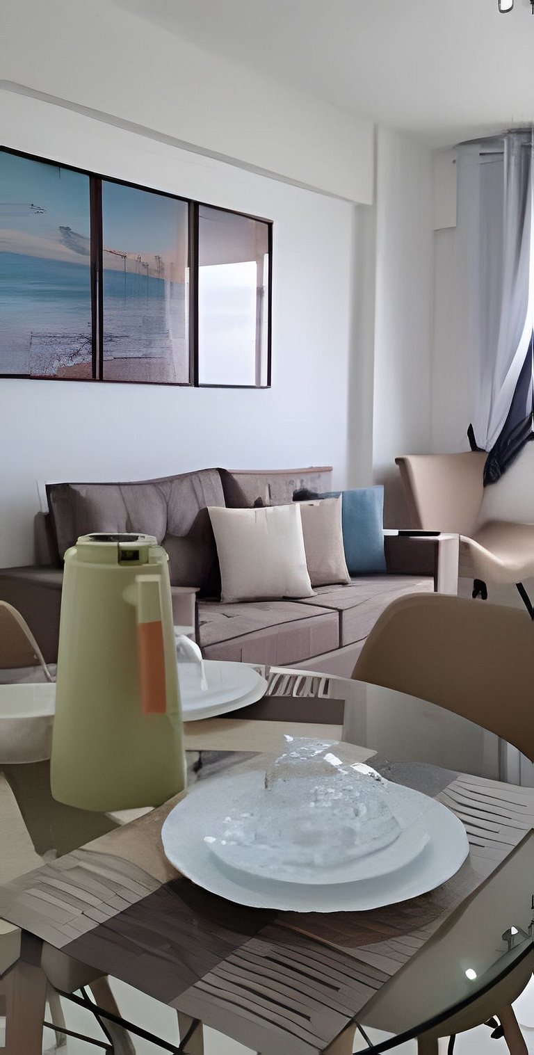 Apartamento Vista para o Mar. (2 quartos)