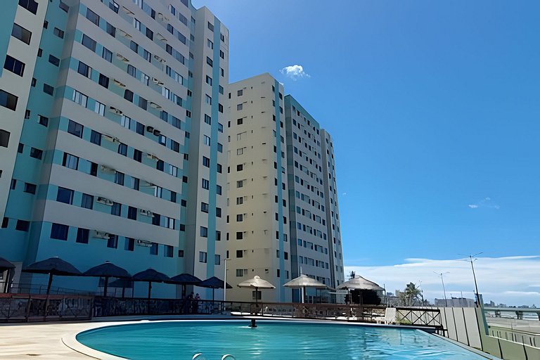 Apartamento Vista para o Mar. (2 quartos)
