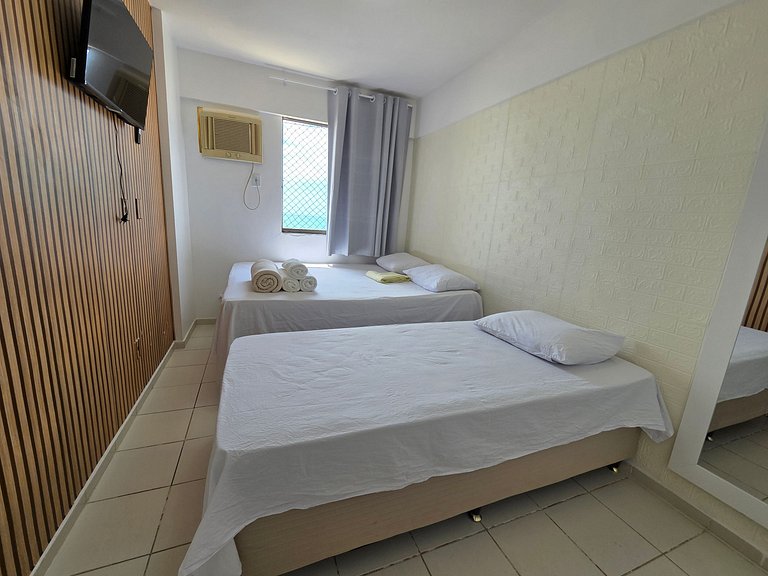 Apartamento Vista para o Mar. (2 quartos)