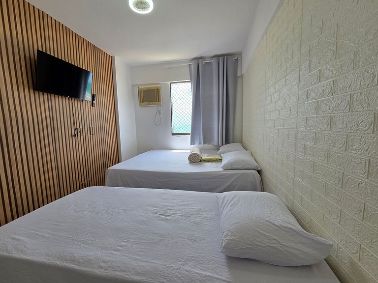 Apartamento Vista para o Mar. (2 quartos)